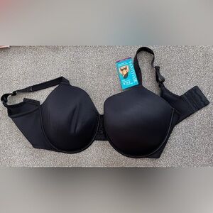 Women’s Vanity Fair Beauty Back Black Bra Size 42G
